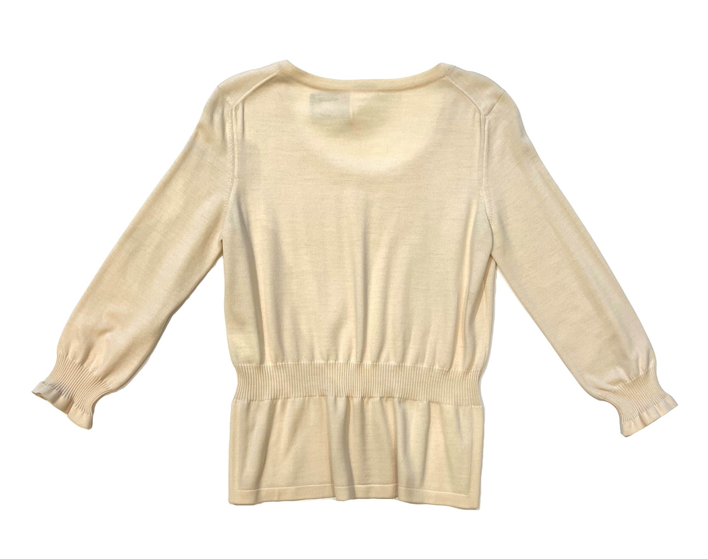 Chanel Beige Sweater 2007 Autumn Collection - Image 4