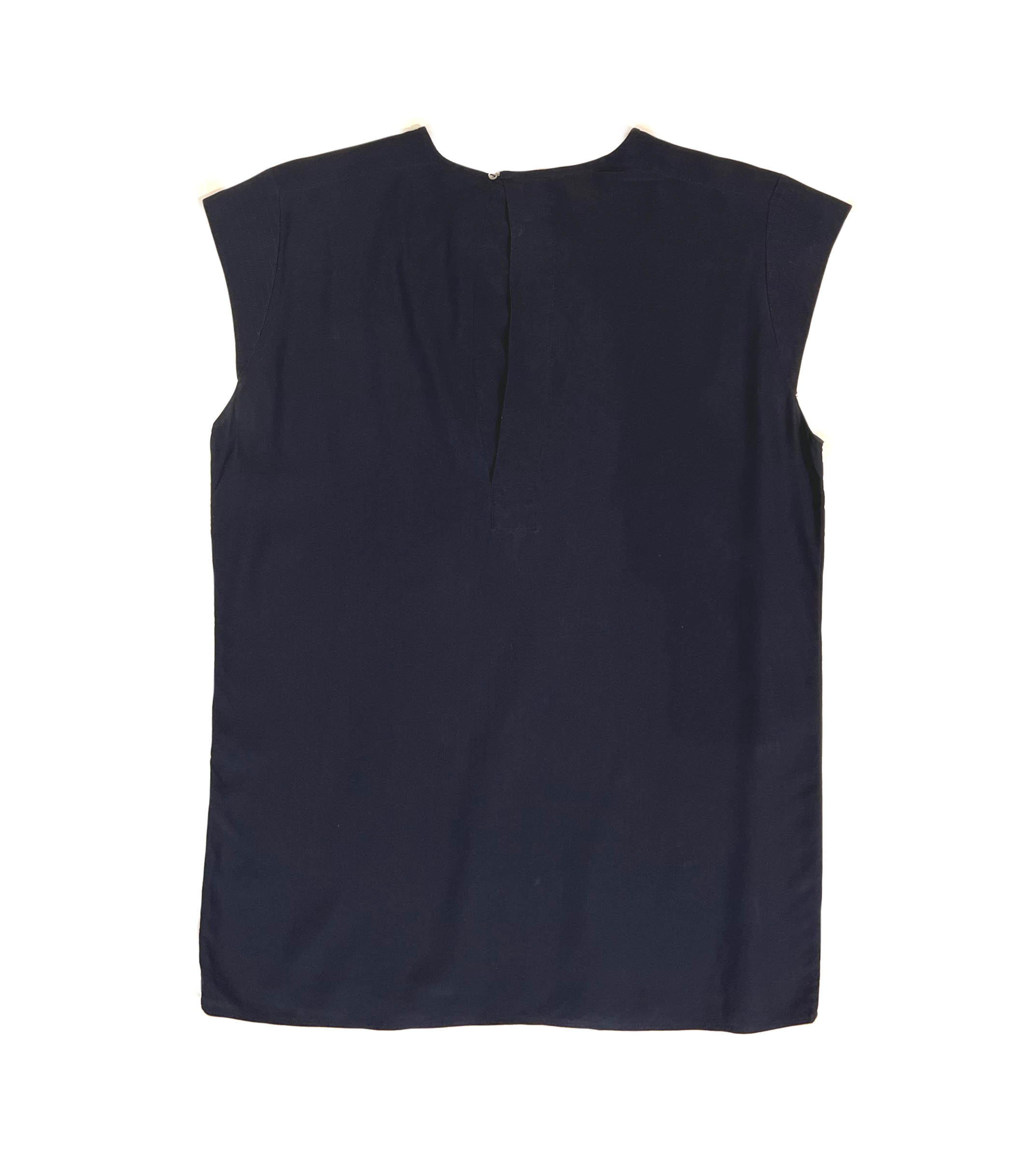 Chloe Blue Silk Vintage Top - Image 2