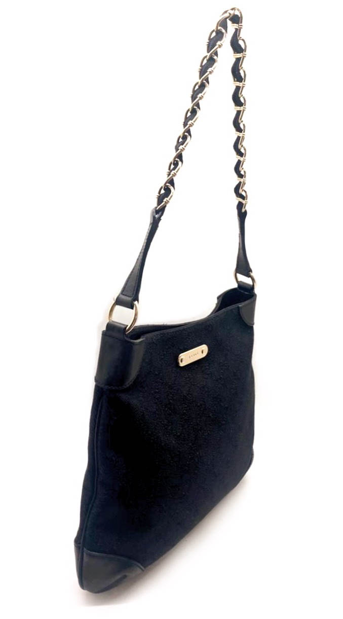 Gucci Black Monogram Vintage Bag - Image 3