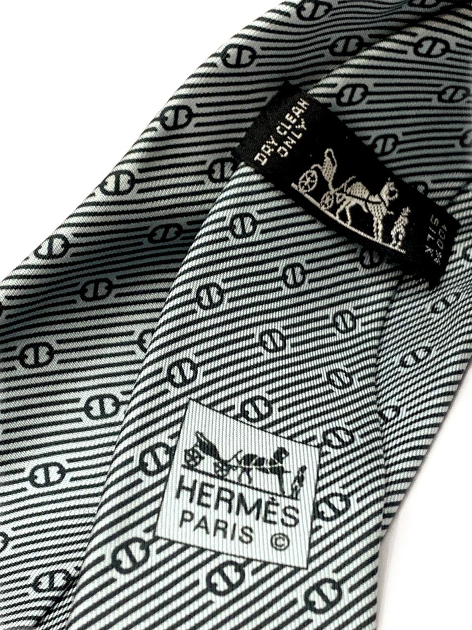 Hermes Silk Tie - Image 3