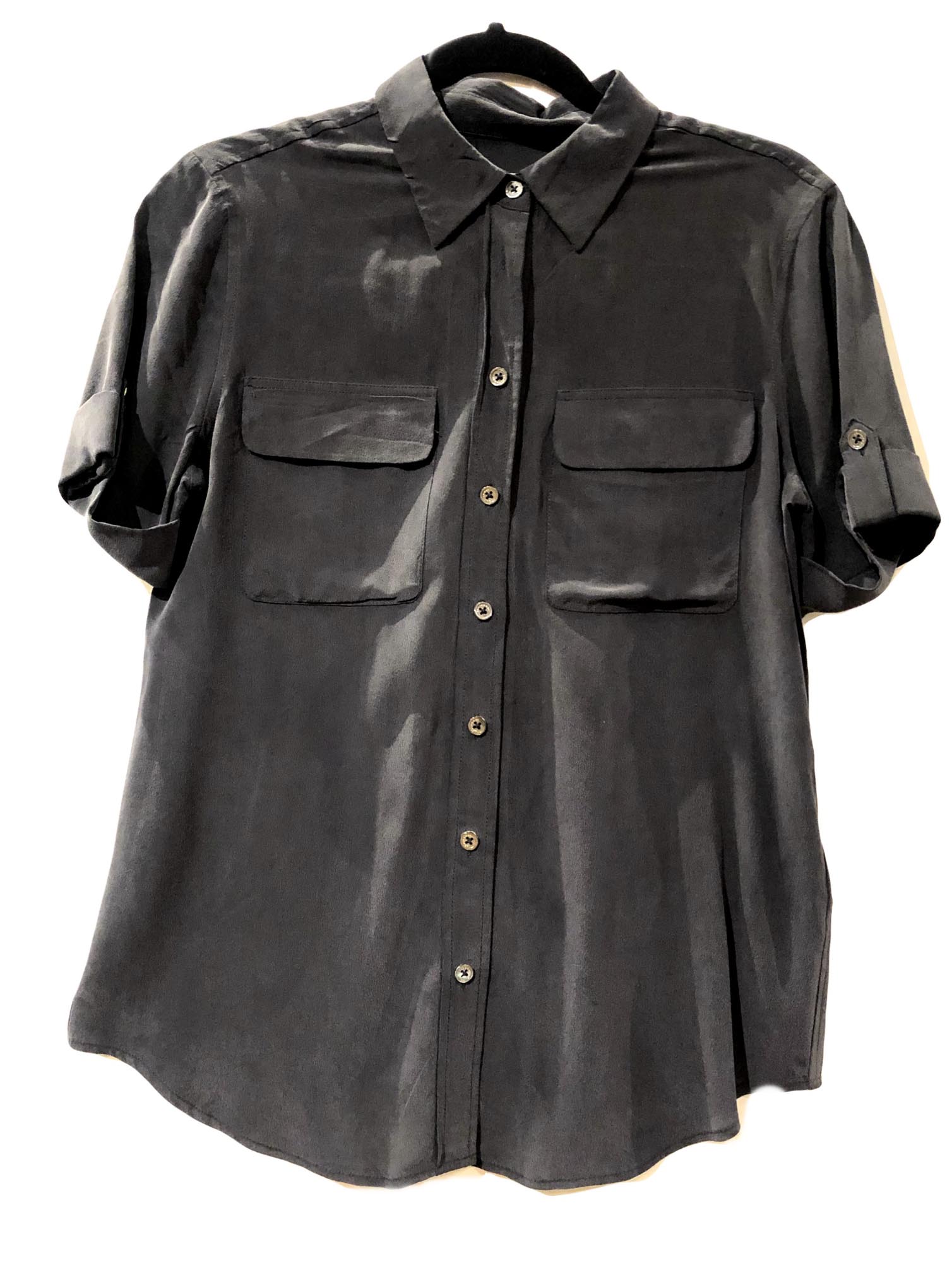 Equipment Silk Short Sleeve Shirt