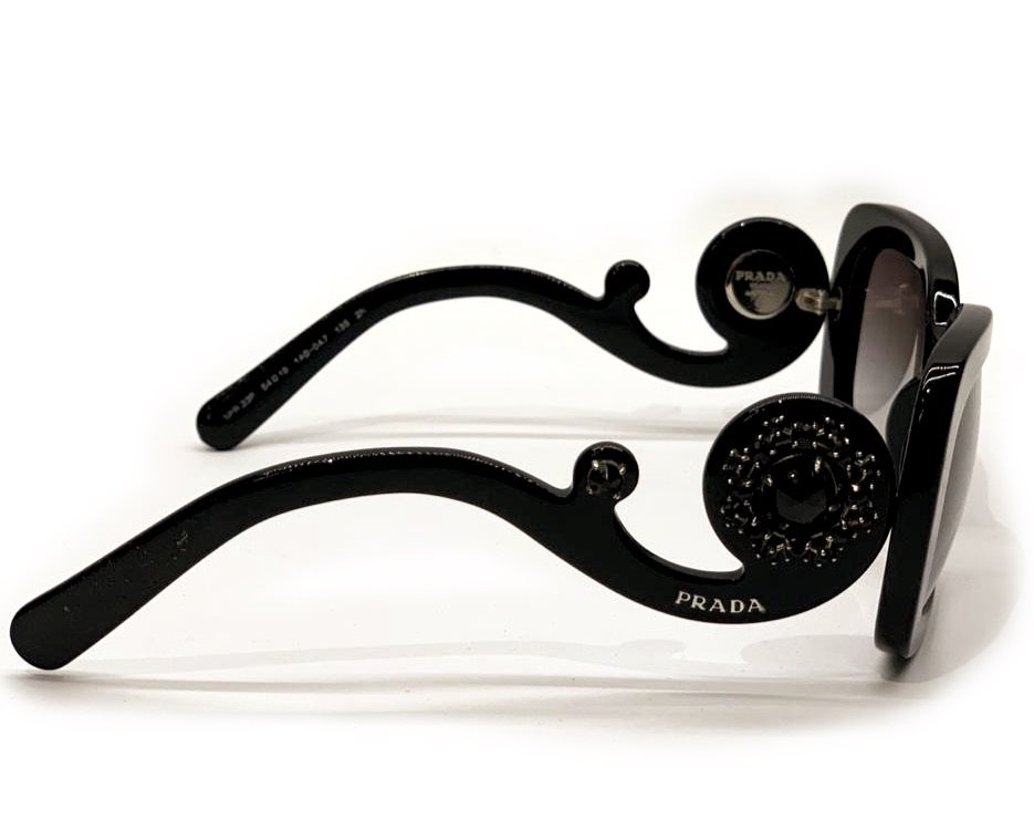 Prada Black Sunglasses - Image 2