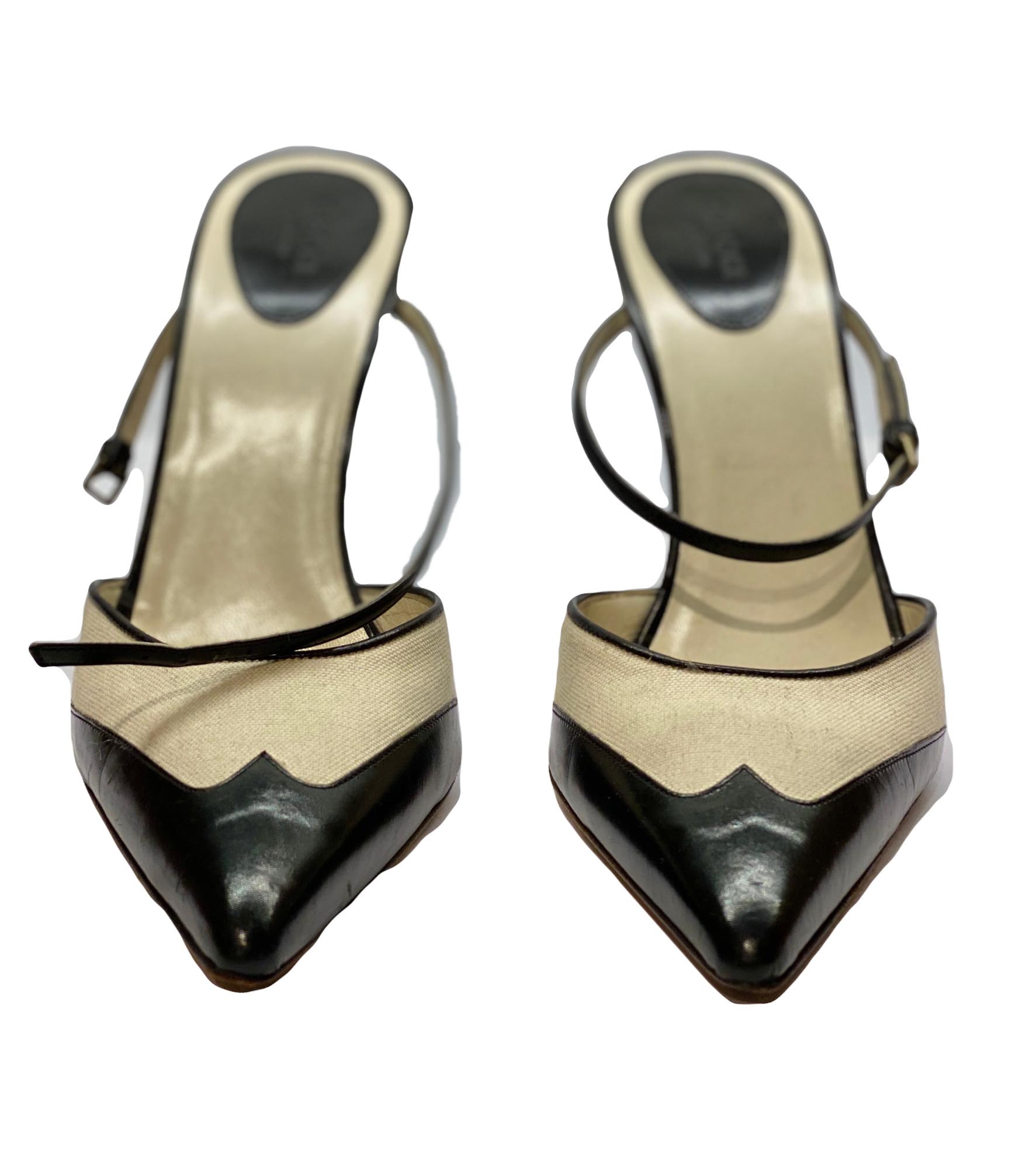 Gucci Canvas Beige Shoes - Image 2