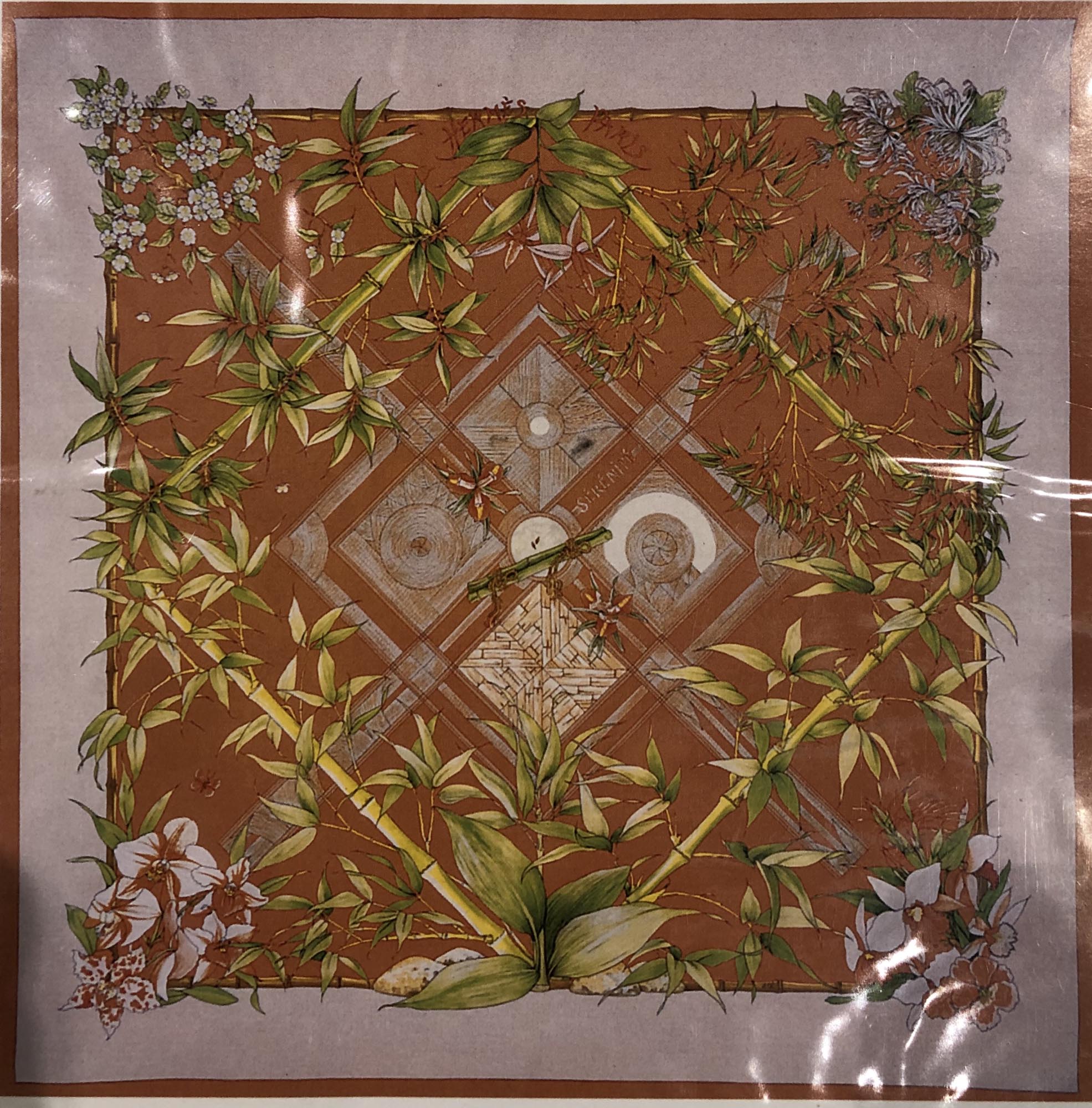Hermes Vintage Silk Scarf 90 cm