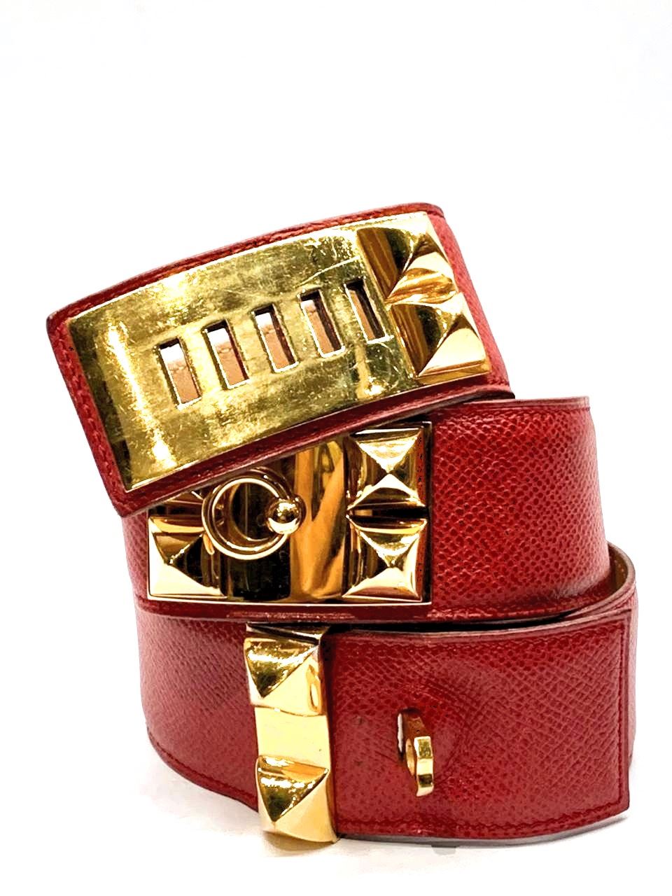 Hermes Red Collier De Chien - Image 2