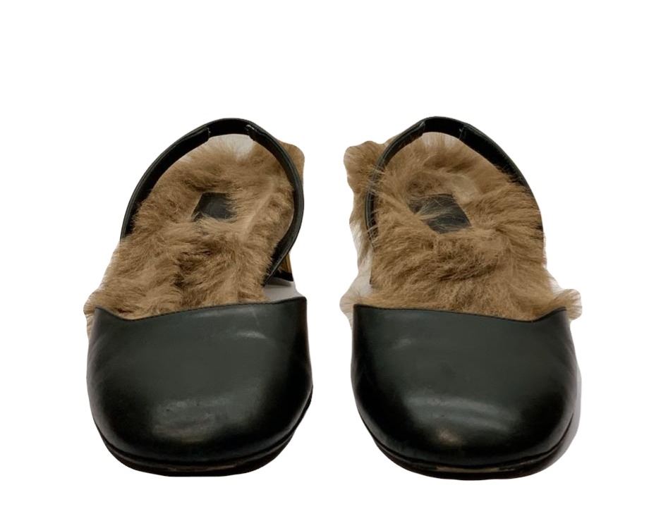 Gucci Slides Fur Shoes - Image 2