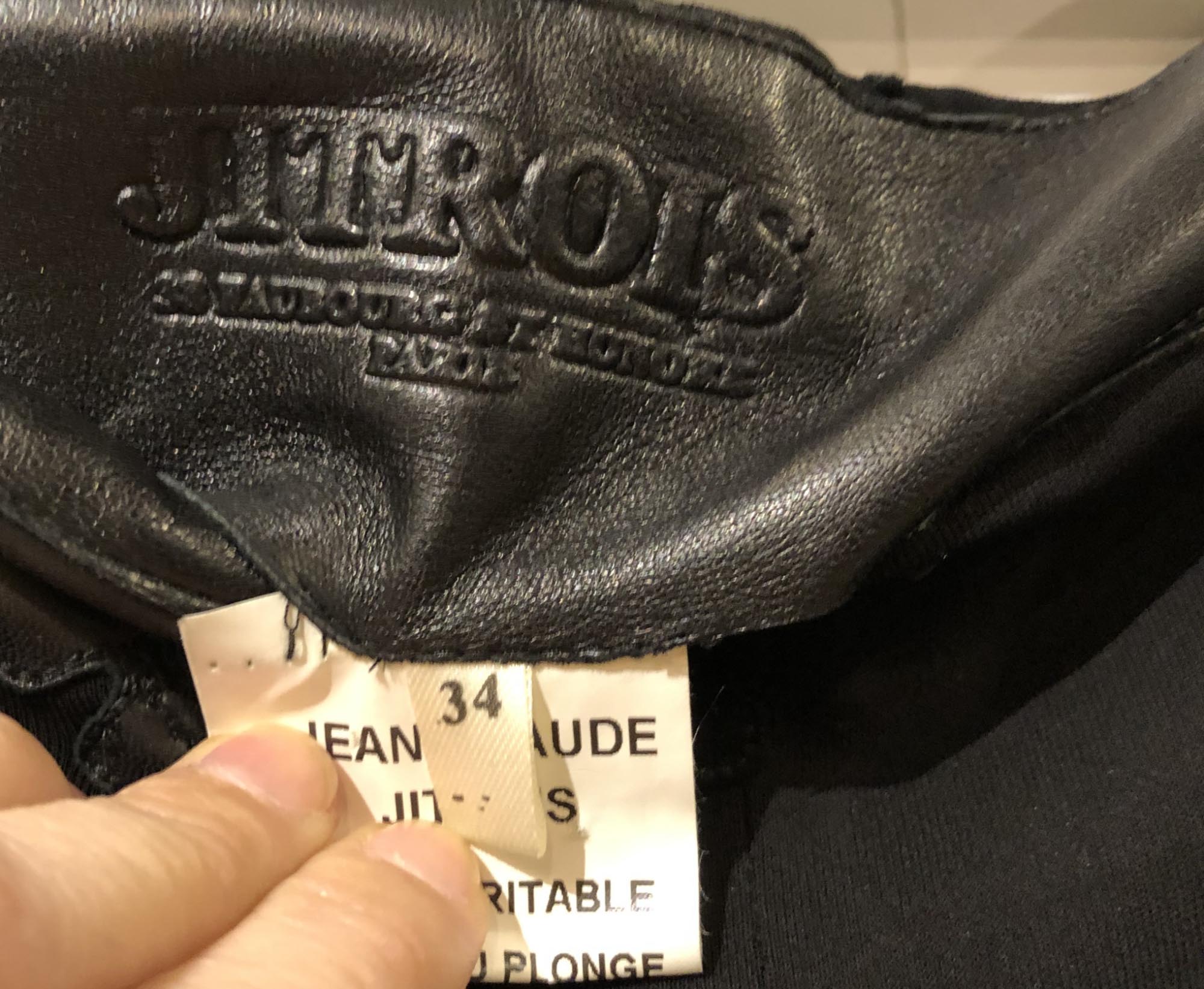 Jean Claude Jitrois Leather Suit - Image 5