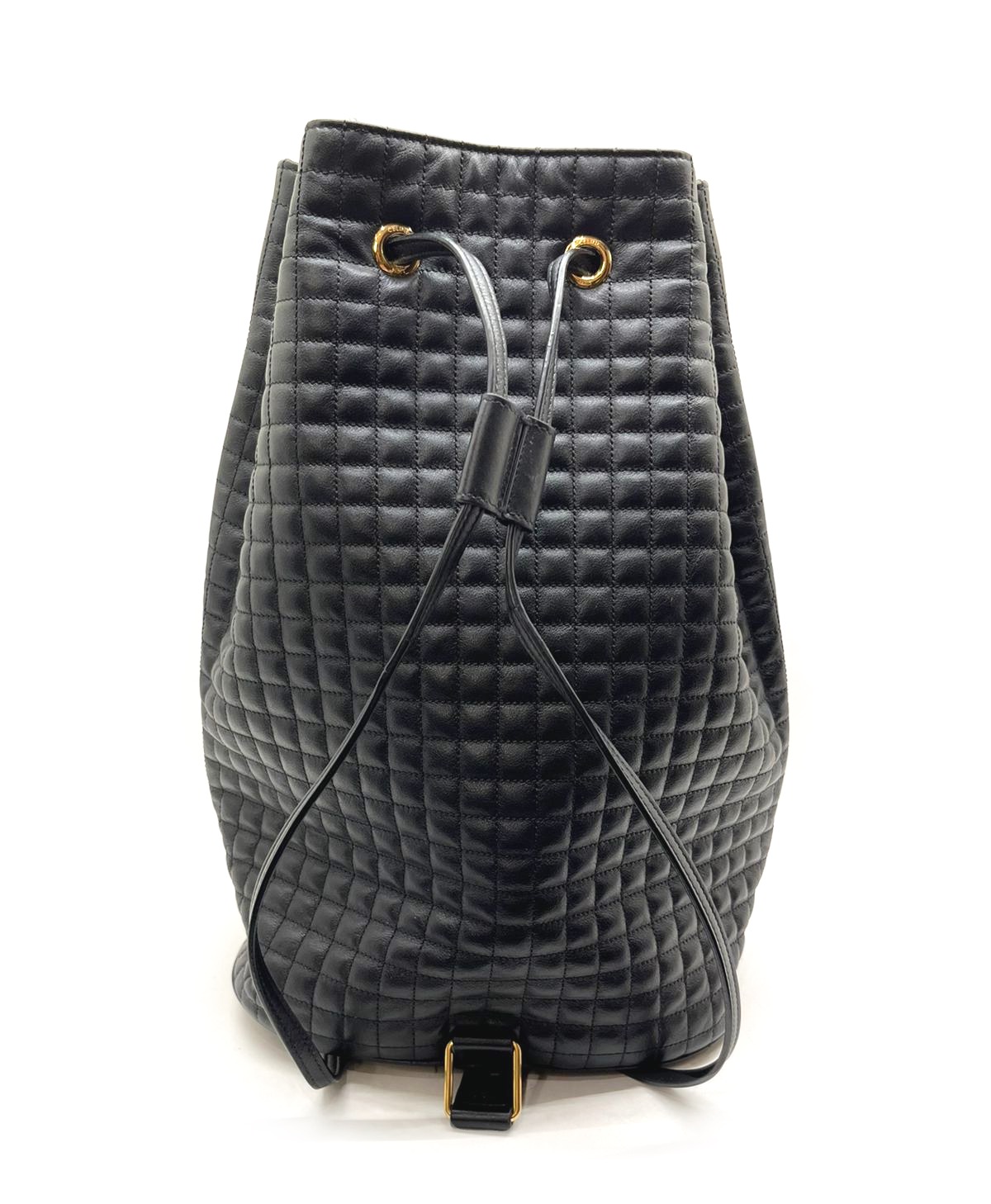 Celine Black Quilted Leather Backpack - Image 3