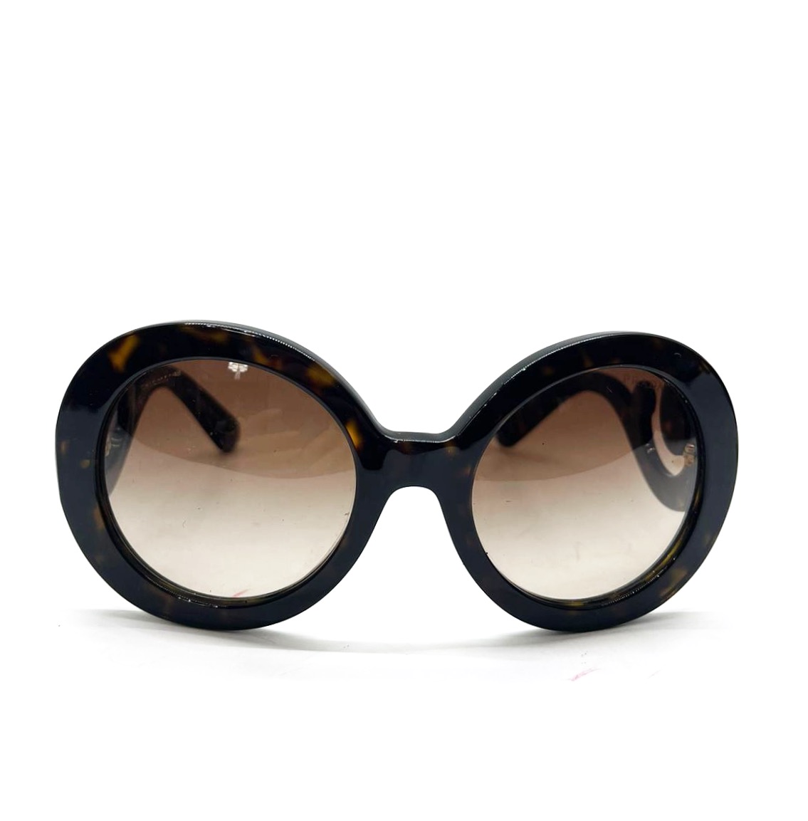 Prada Faux Turtle Shell Sunglasses