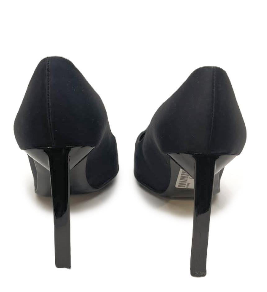 Versace Versus Black Tessuto Pumps - Image 4