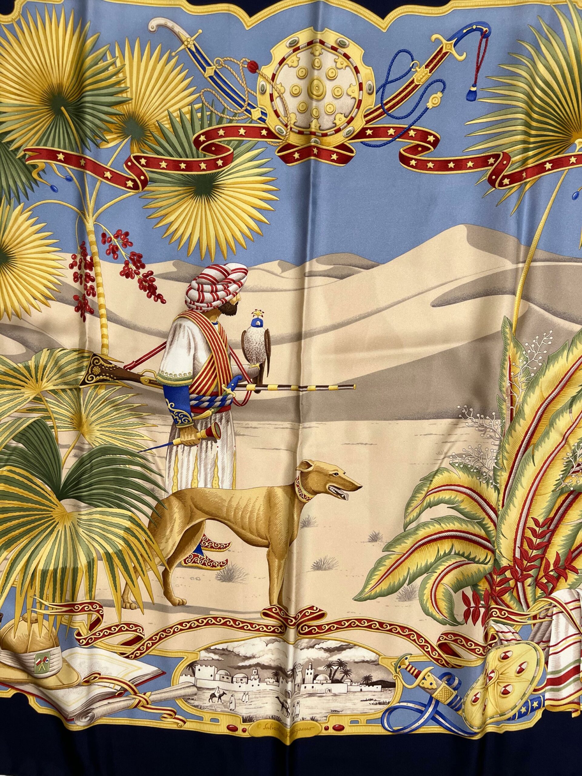 Salvatore Ferragamo Desert Silk Scarf - Image 2