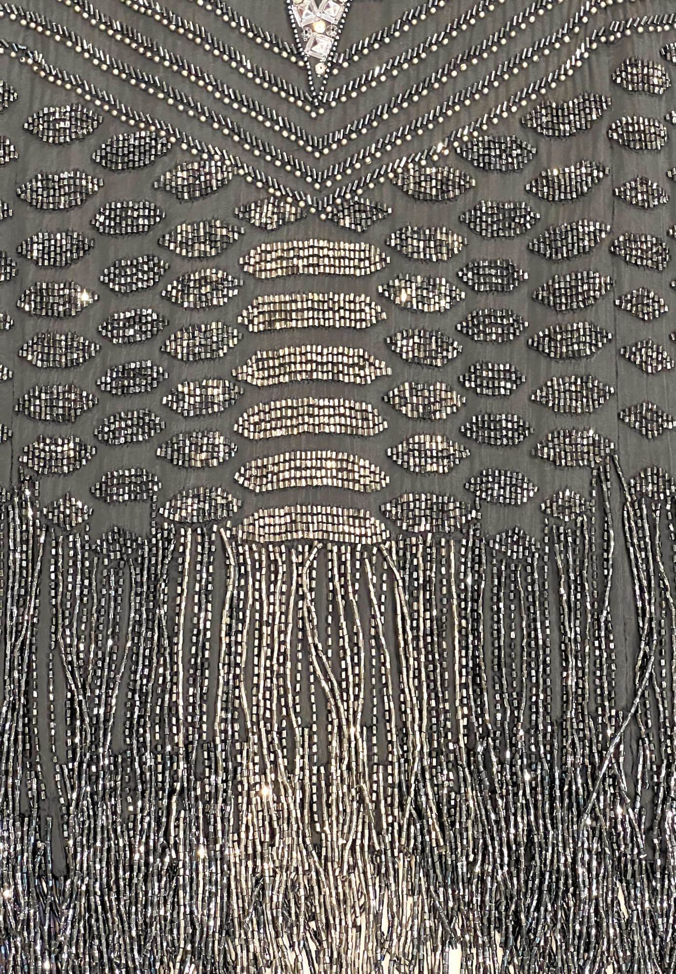 Roberto Cavalli Blue Sequins Fringe Dress - Image 3