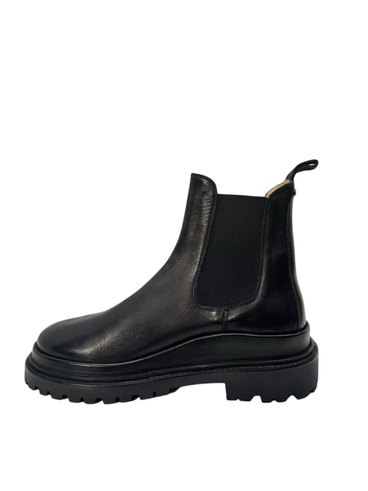 Marant Black Leather Ankle Boots - Image 2