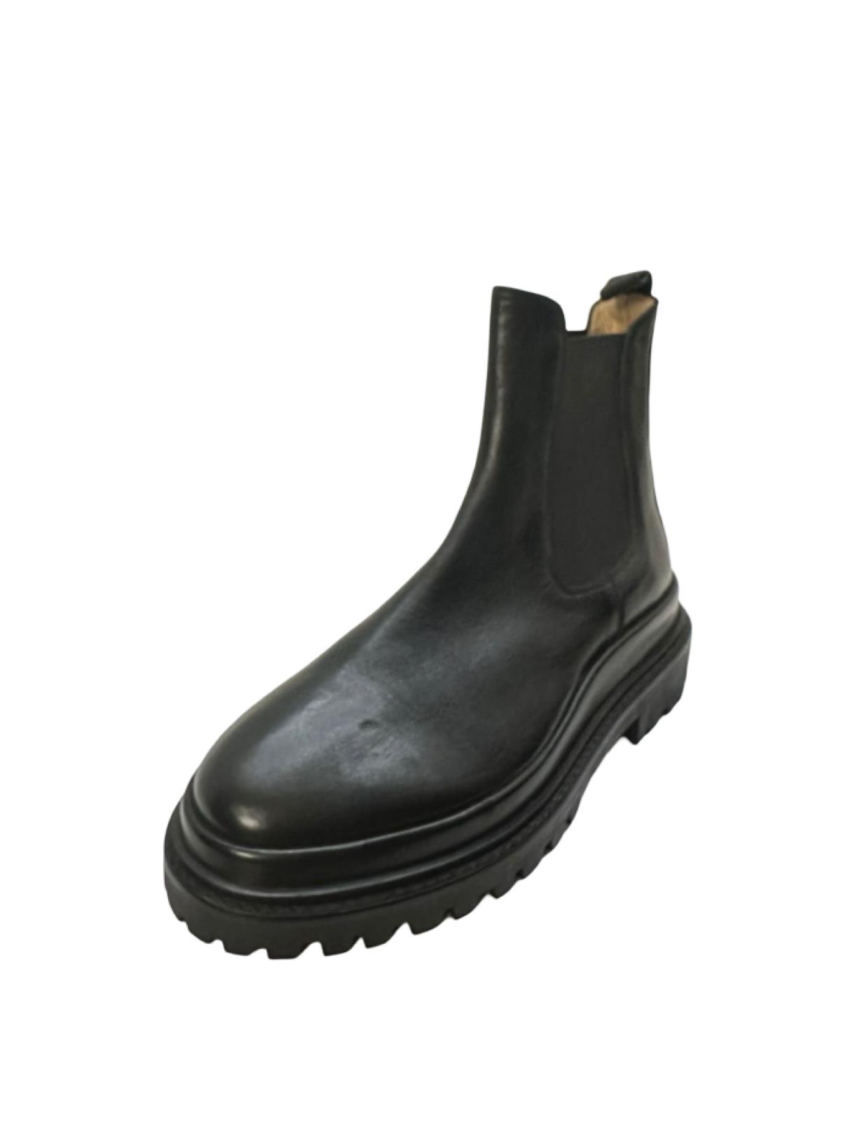 Marant Black Leather Ankle Boots - Image 5