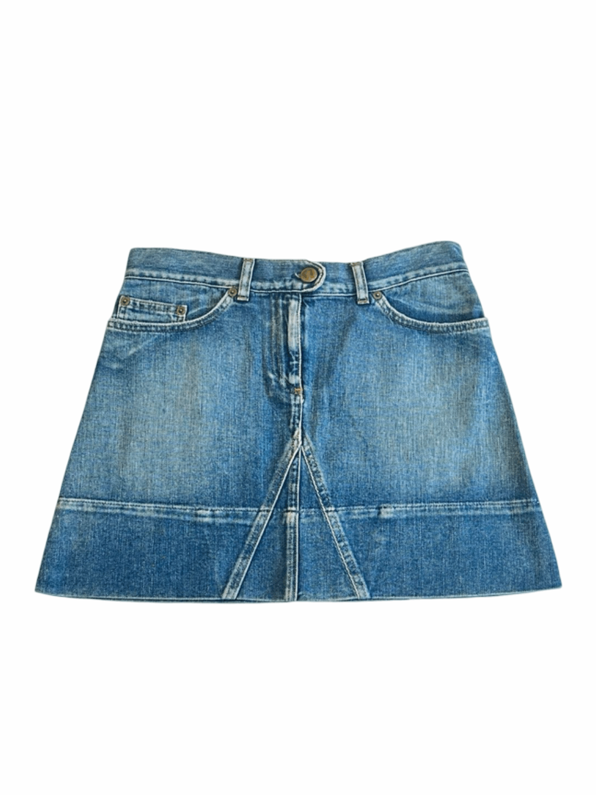Chloe Blue Denim Mini Skirt