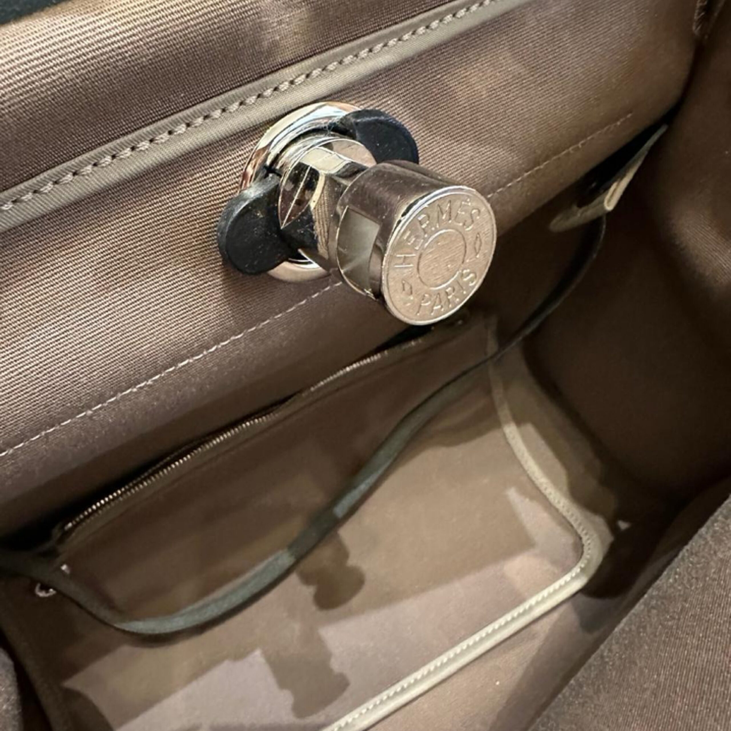 Hermes Black Herbag Zip 31 - Image 3