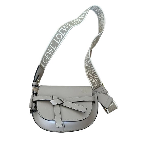 Loewe Grey Leather Crossbody Minni Bag