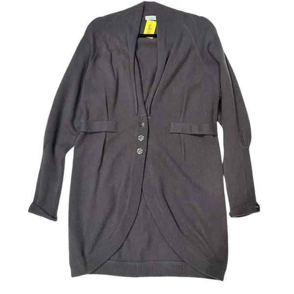 Brunello Cucinelli Brown Wool Cardigan